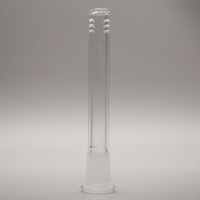 3PACK Low Profile 14mm/18mm Replacement Glass Bong Slitted Diffuser Downstem