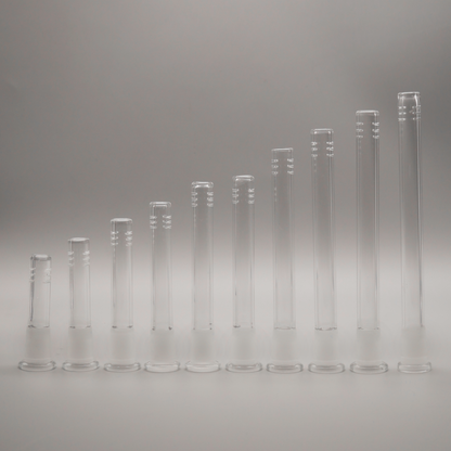 3PACK Low Profile 14mm/18mm Replacement Glass Bong Slitted Diffuser Downstem