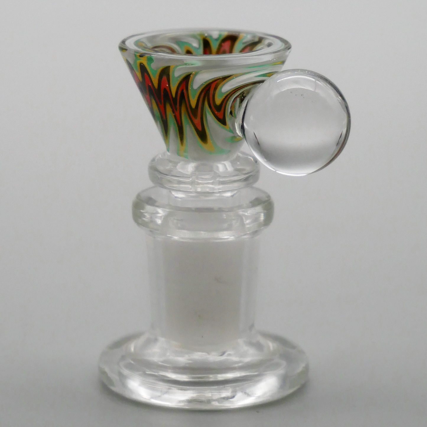 Funnel Marble Full Reversal Color Glass Bowl Slide