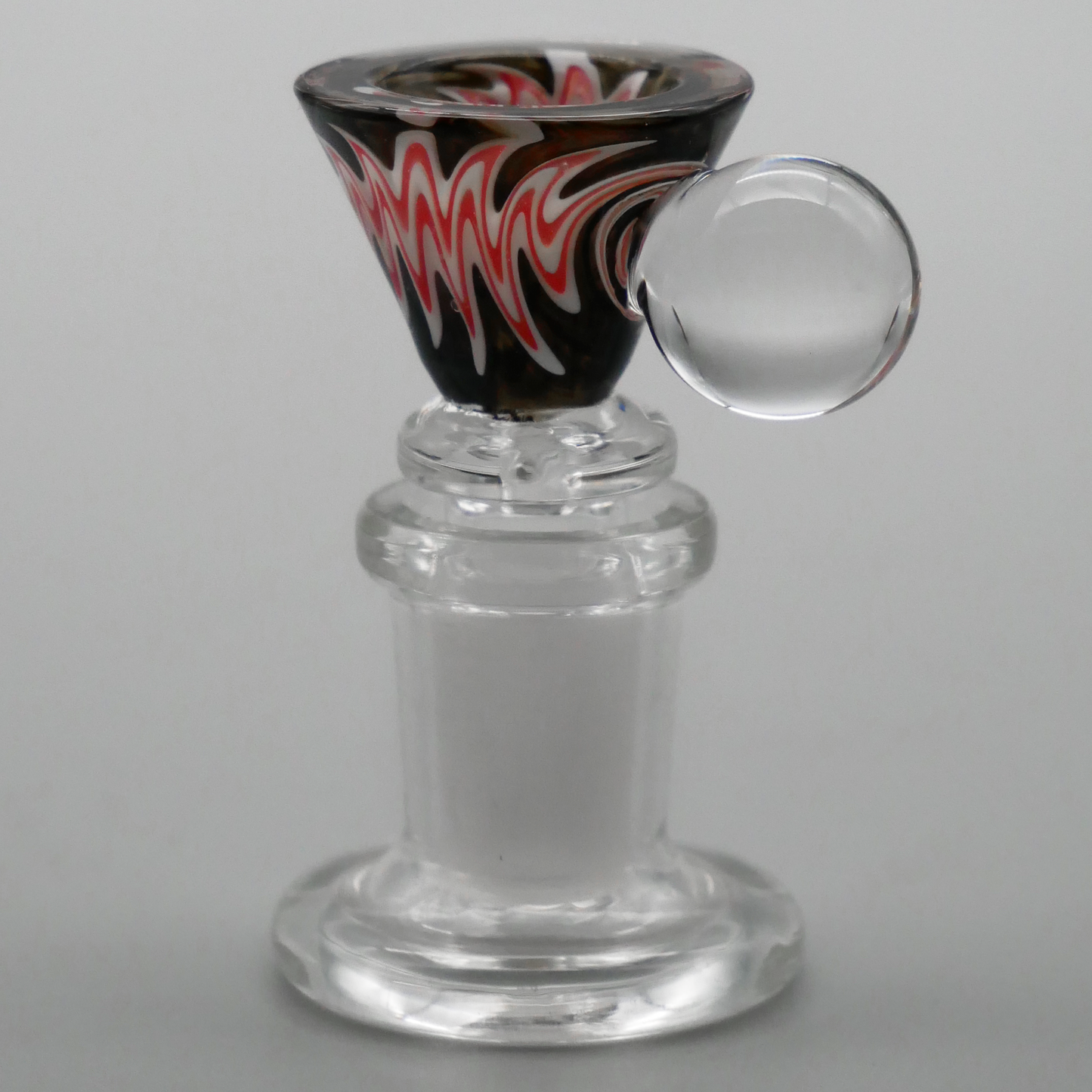 Funnel Marble Full Reversal Color Glass Bowl Slide