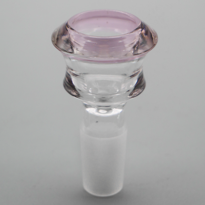 Diamond Edge Cylinder Maria Assorted Color Glass Bowl Slide