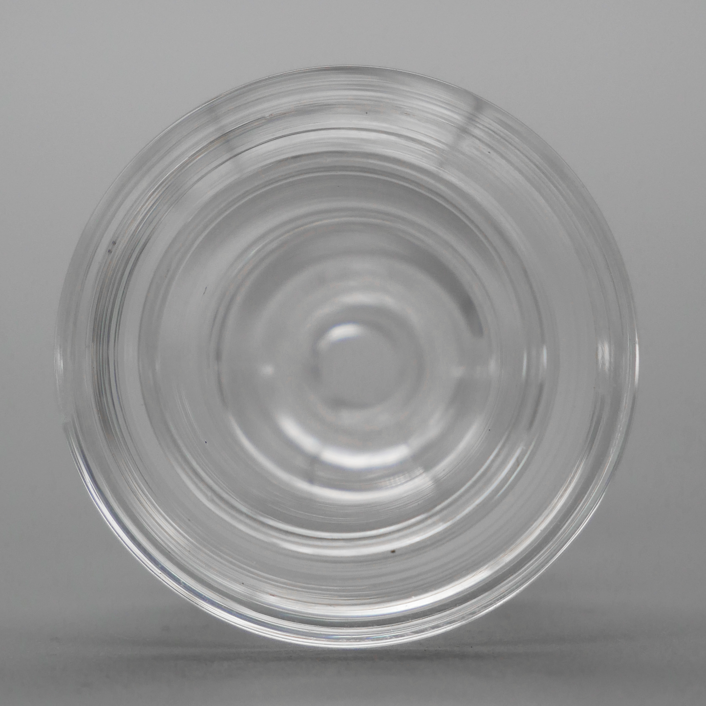 Diamond Edge Cylinder Maria Clear Glass Bowl Slide