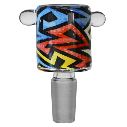 Disco Decal Glass Bowl Slide