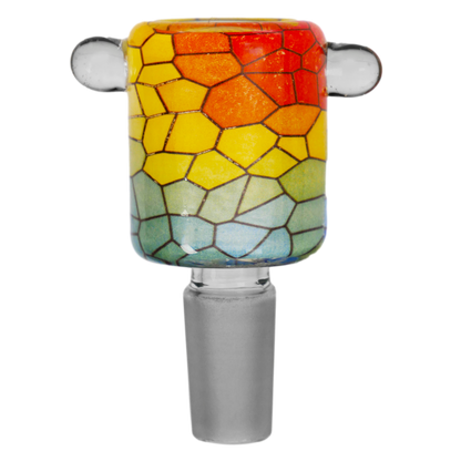 Stained Glass Decal Glass Bowl Slide