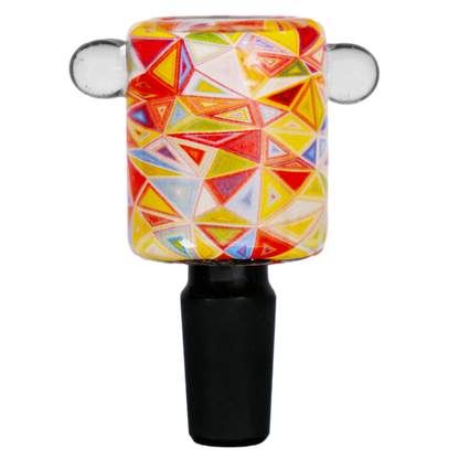 Stained Glass Decal Glass Bowl Slide