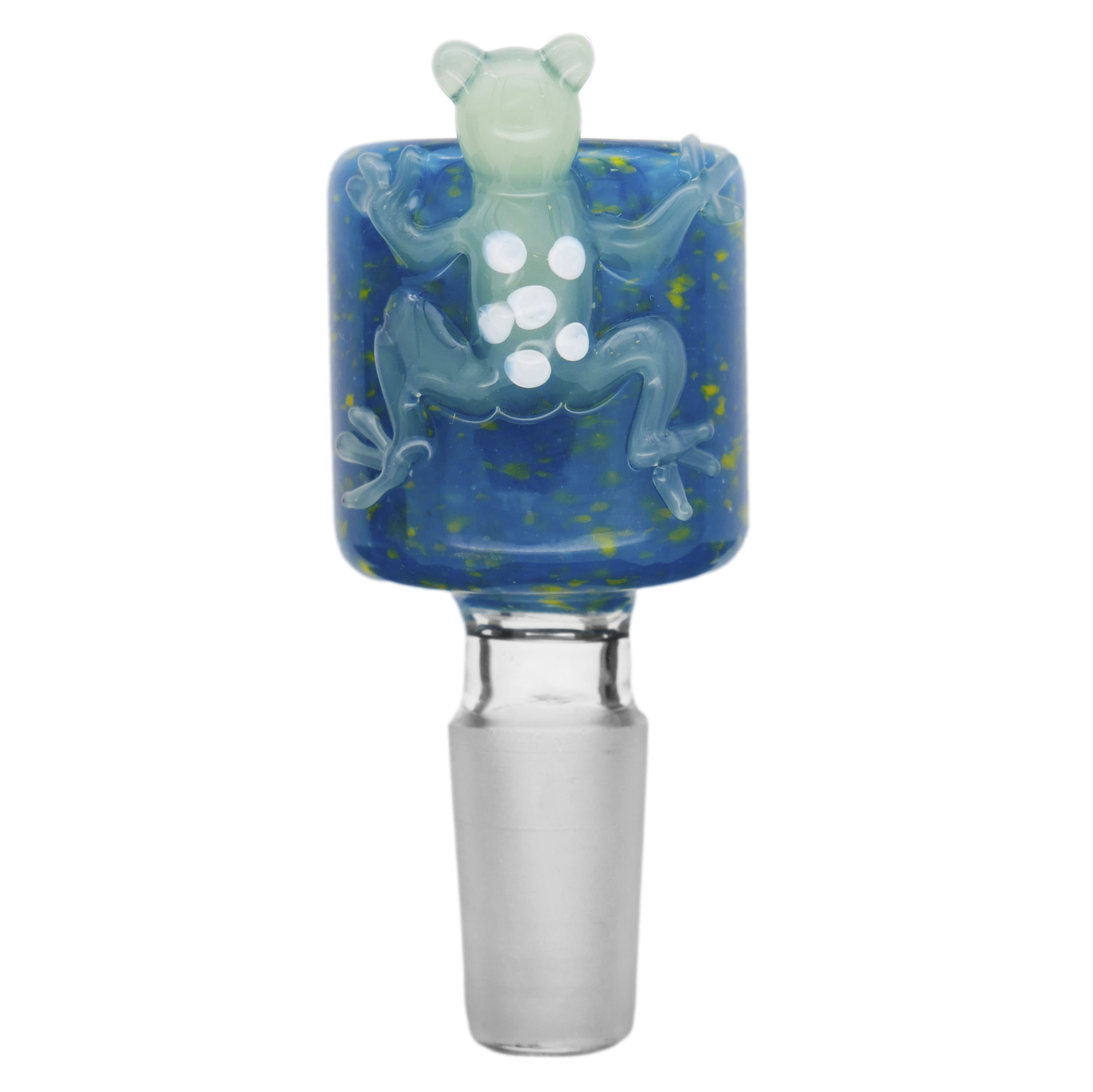 Frog Fritter Color Glass Bowl Slide