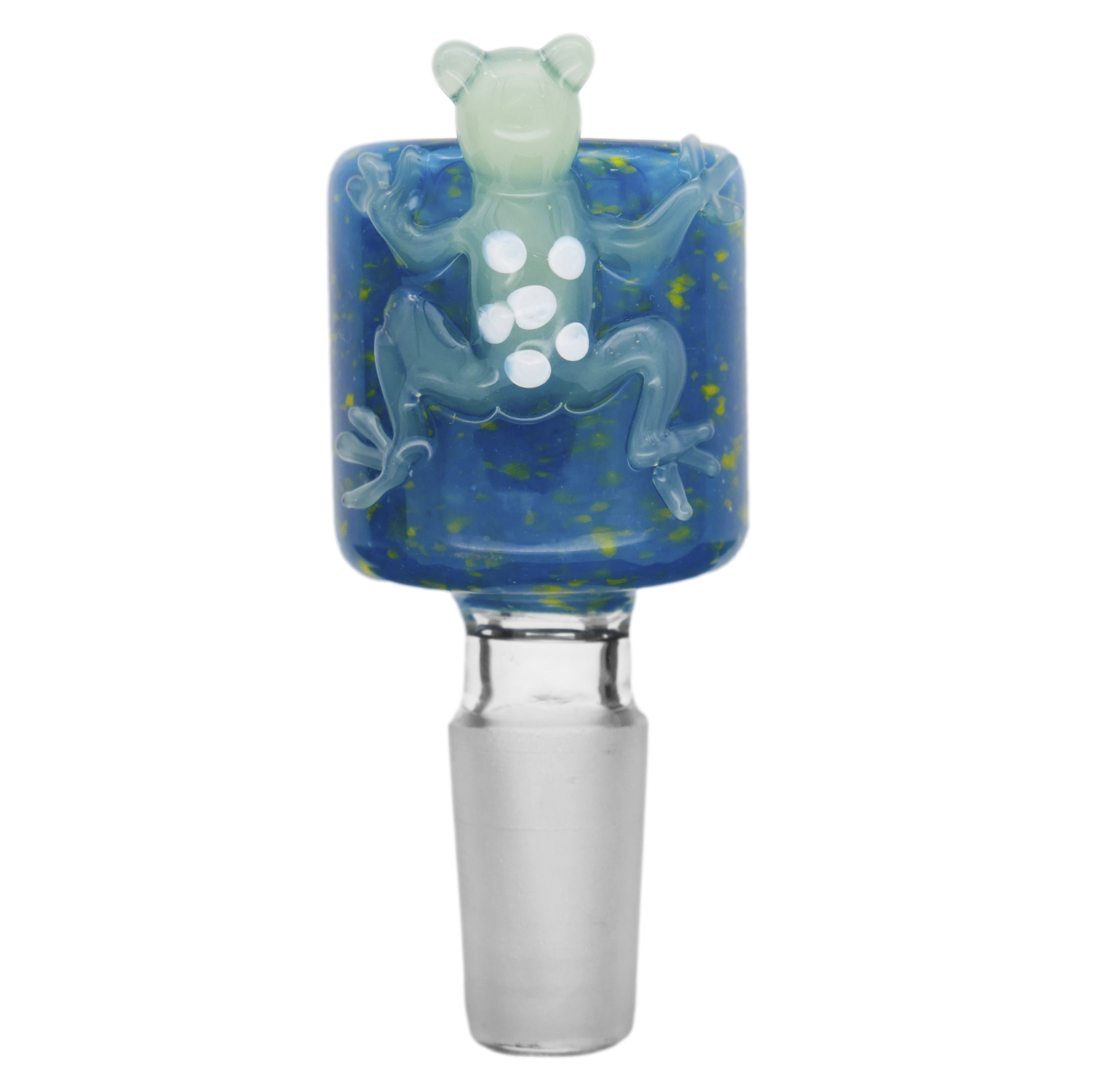 Frog Fritter Color Glass Bowl Slide