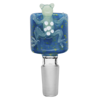 Frog Fritter Color Glass Bowl Slide