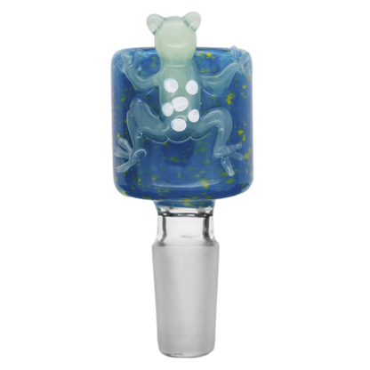 Frog Fritter Color Glass Bowl Slide