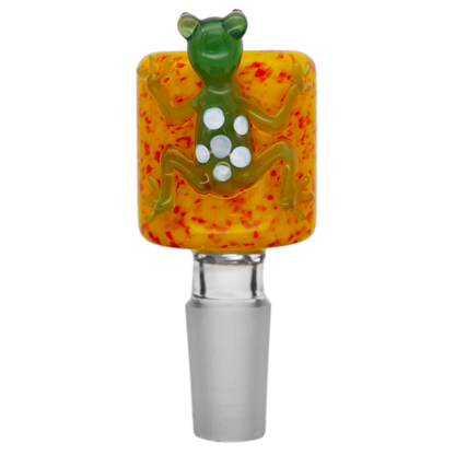 Frog Fritter Color Glass Bowl Slide