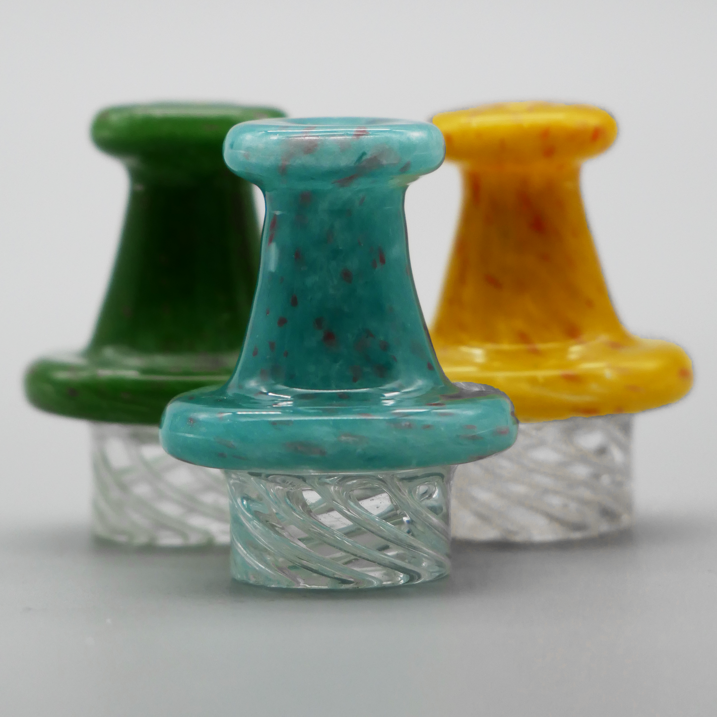 Assorted Color Frit 30mm Riptide Spinner Carb Cap