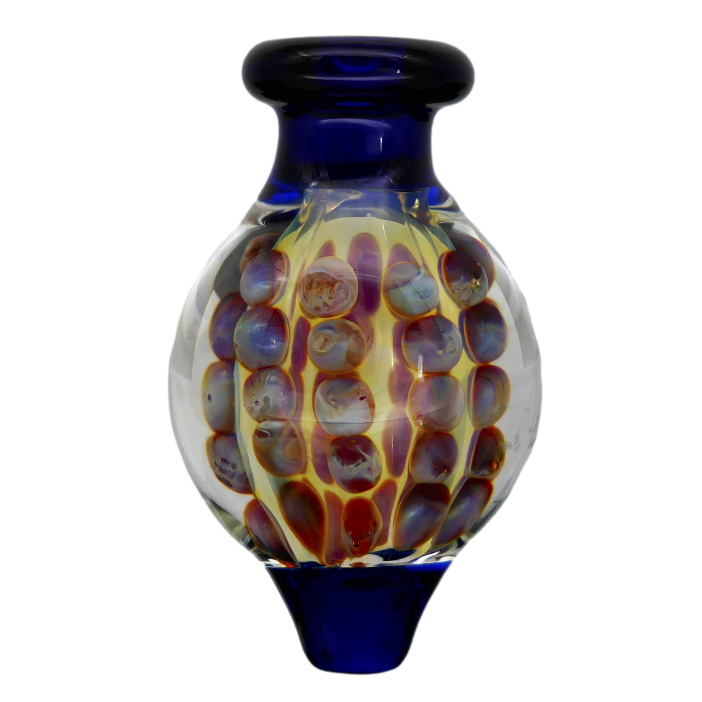 Silver Fumed 30mm Bubble Directional Carb Cap