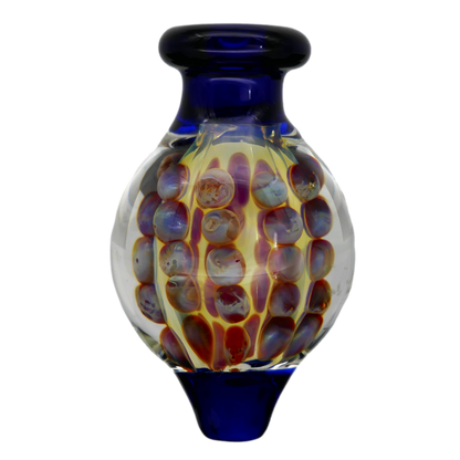 Silver Fumed 30mm Bubble Directional Carb Cap