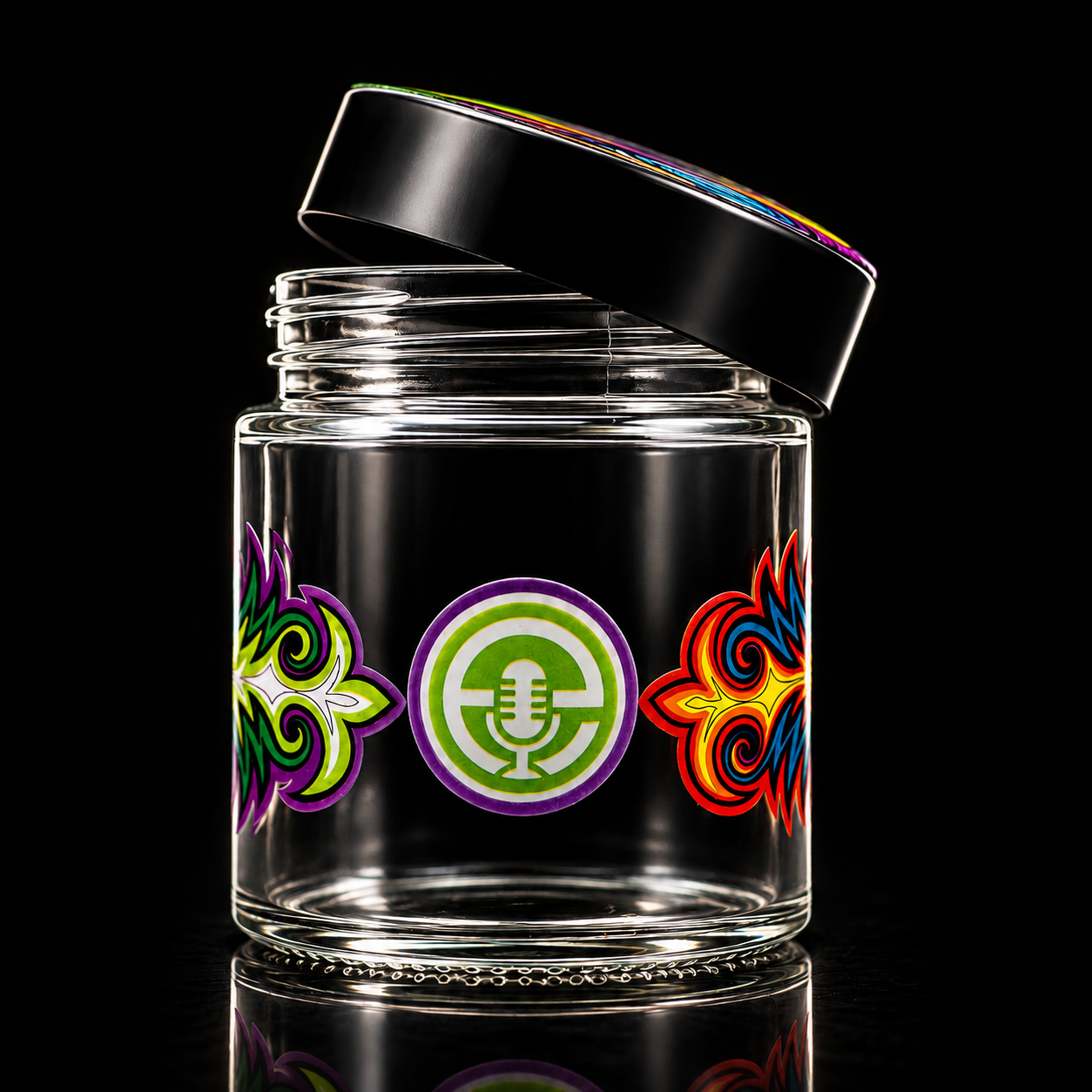 Encore Collection 6" Travel Set Beaker Bong Kit with Protective Carrying Case
