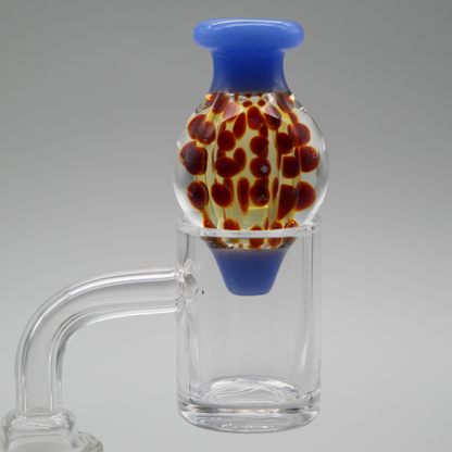 Silver Fumed 30mm Bubble Directional Carb Cap