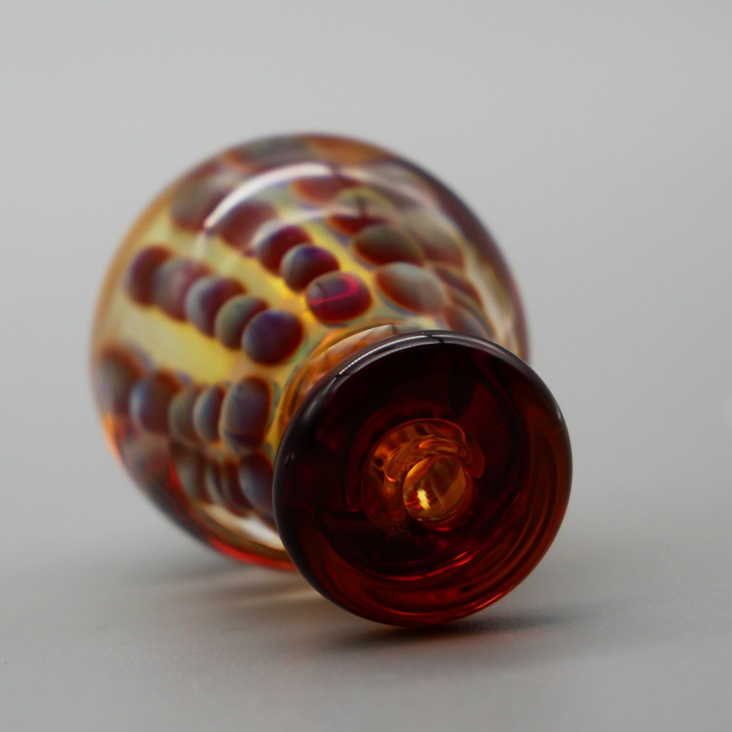 Silver Fumed 30mm Bubble Directional Carb Cap