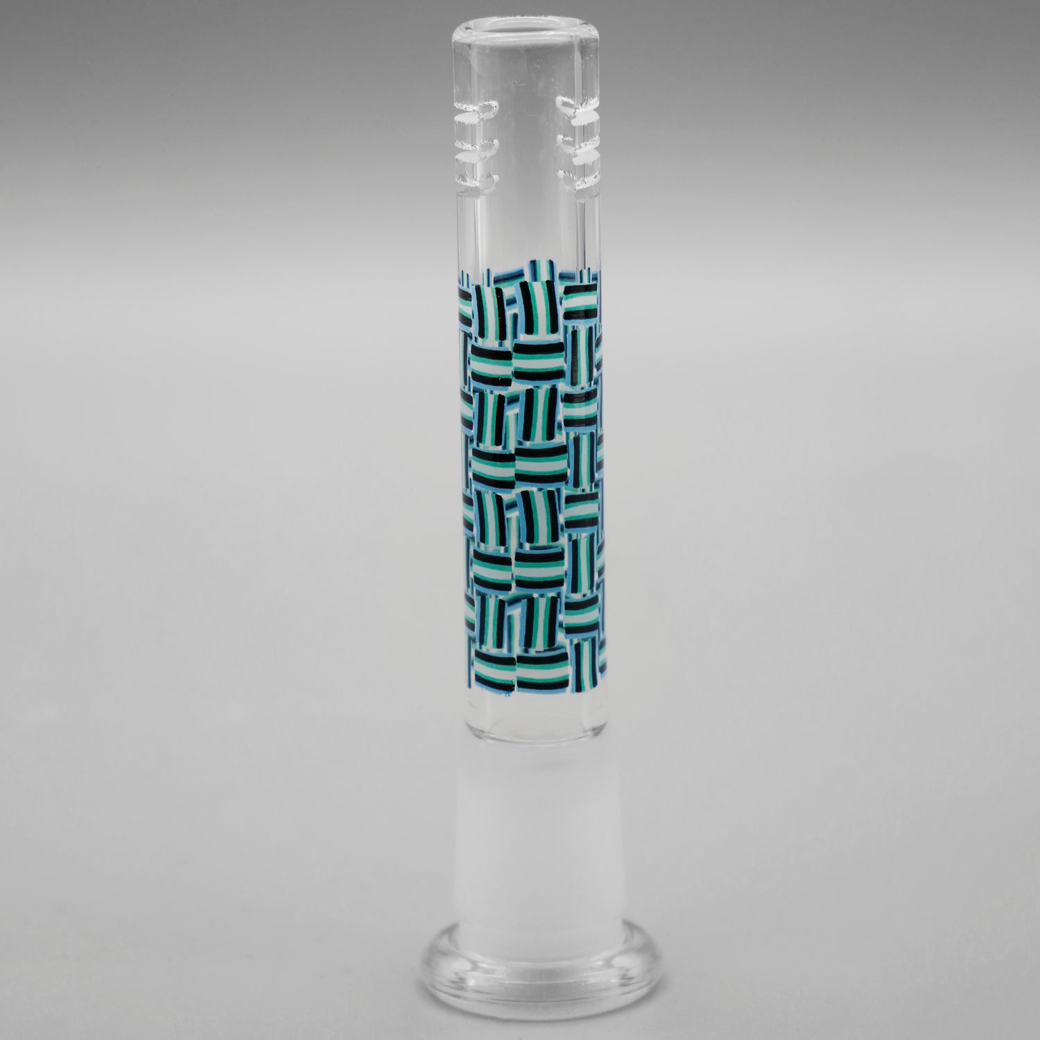 Basket Cyan — Basketweave Downstem