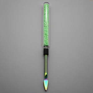 Arrow Tip Rainbow Dabber w/ Glass Holder
