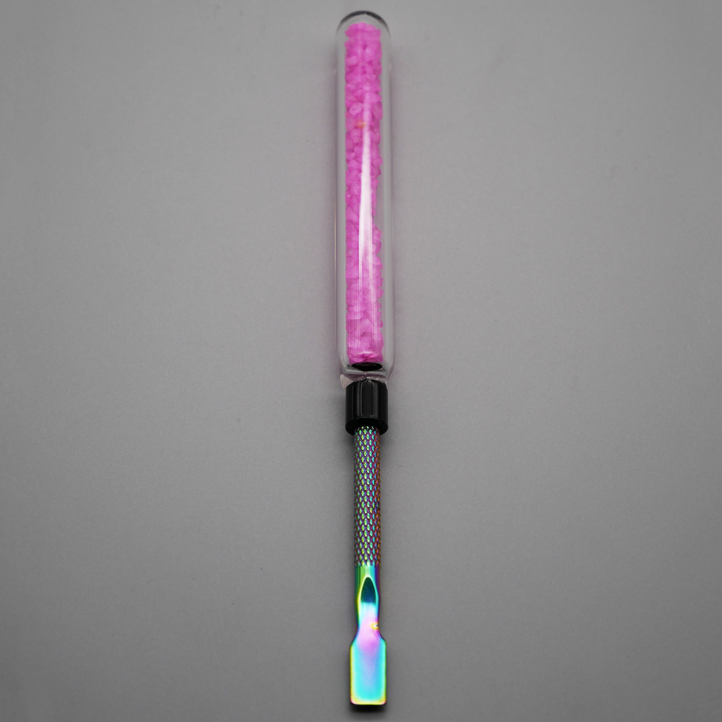 Flat Tip Rainbow Dabber w/ Glass Holder