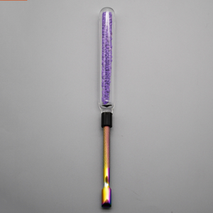 Flat Tip Rainbow Dabber w/ Glass Holder
