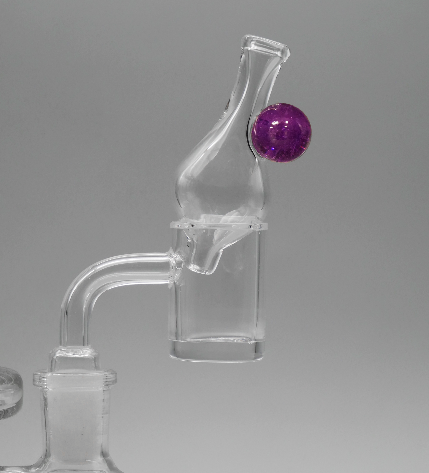 Thick Bubble Clear CFL Marble Directional Carb Cap