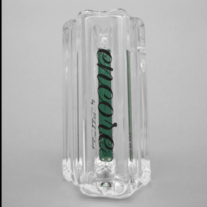 6" Encore Collection 38mm Scalloped Hammer Bubbler w/ Color Stem