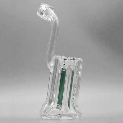 7.5" Encore Collection 38mm Scalloped Standing Bubbler w/ Color Stem