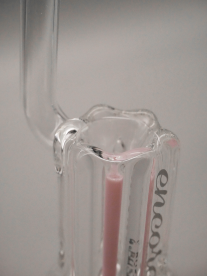 7.5" Encore Collection 38mm Scalloped Standing Bubbler w/ Color Stem