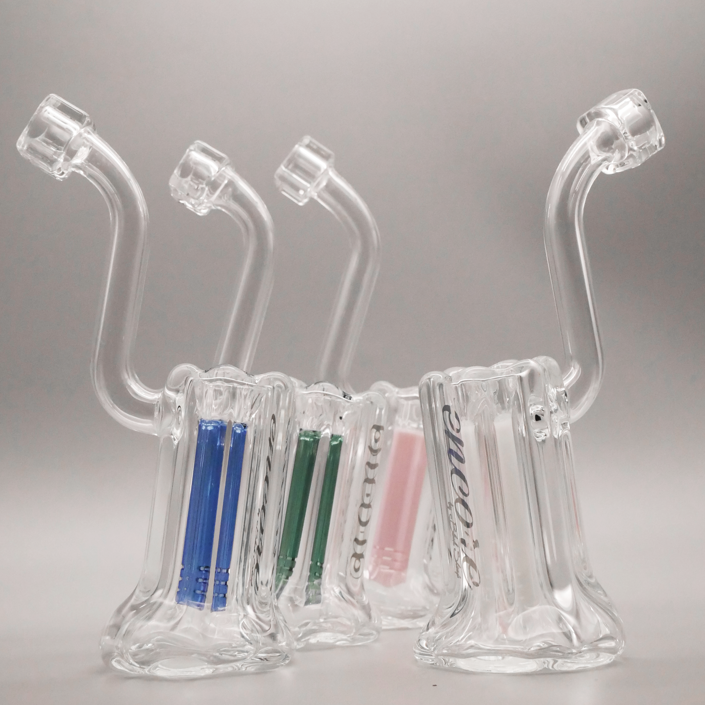 7.5" Encore Collection 38mm Scalloped Standing Bubbler w/ Color Stem