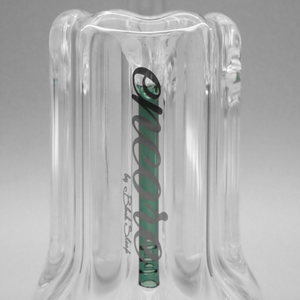 8" Encore Collection 50mm Scalloped Standing Bubbler w/ Color Stem