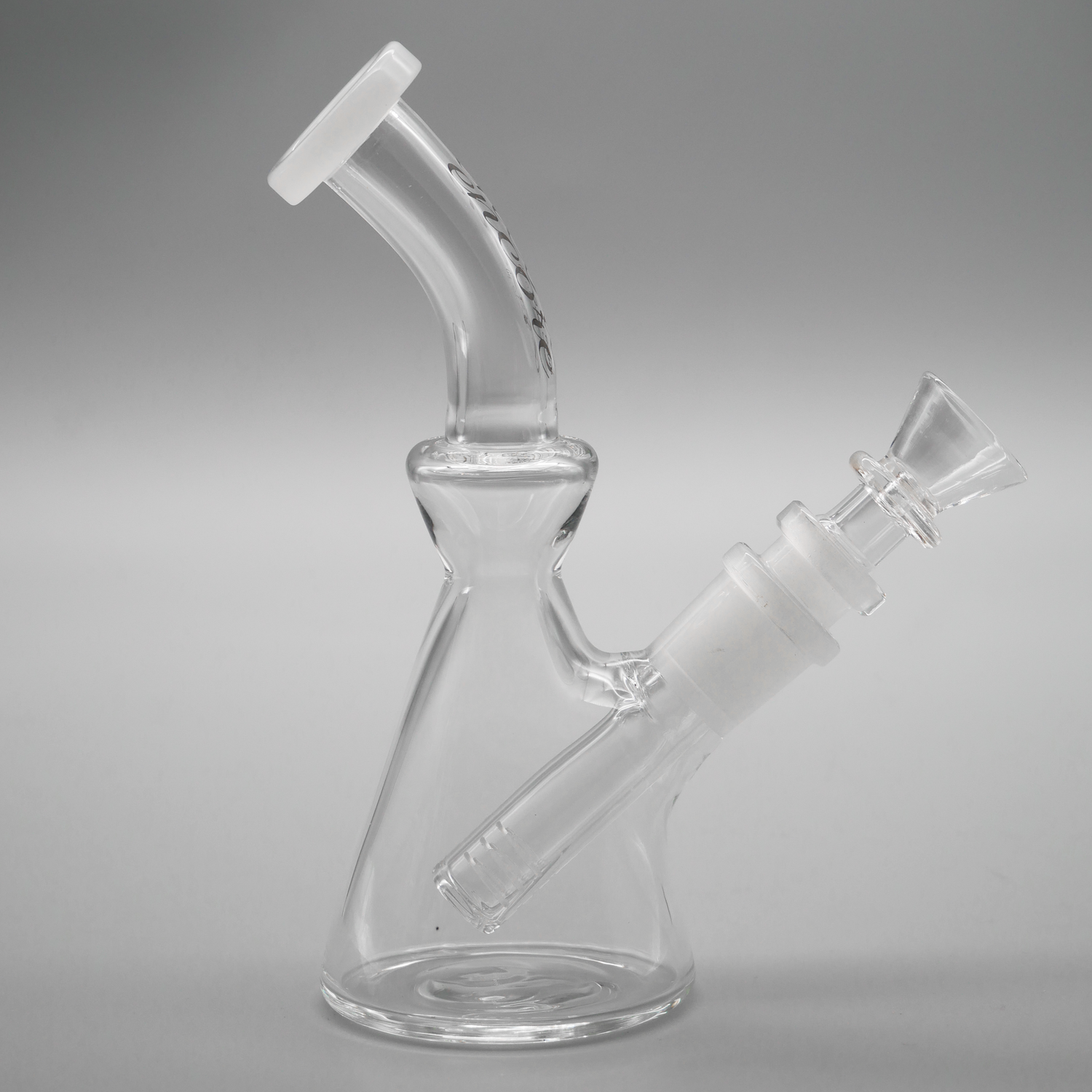 6.5" Encore Collection Pocket Bent Neck Beaker Bong w/ Color Mouthpiece