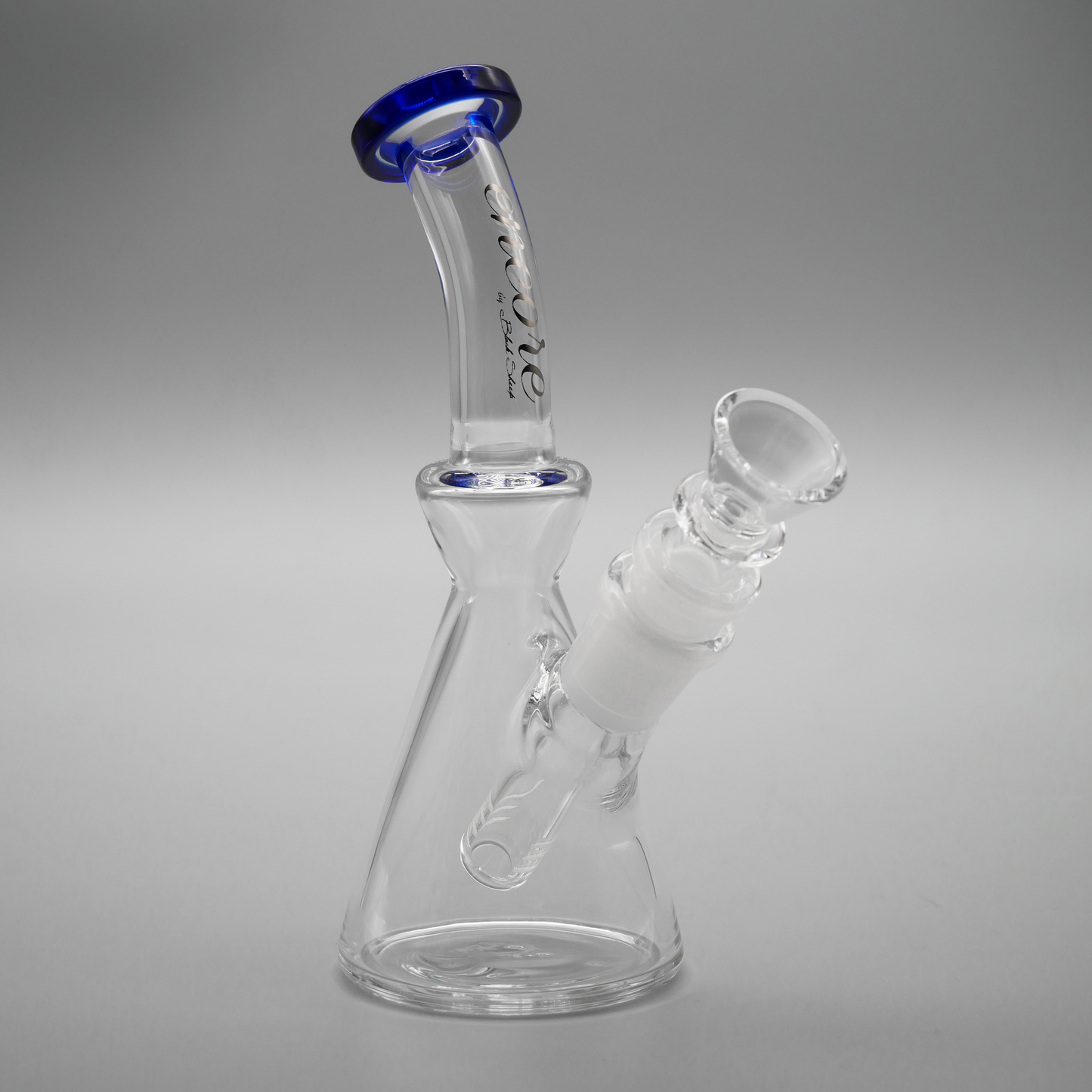 6.5" Encore Collection Pocket Bent Neck Beaker Bong w/ Color Mouthpiece