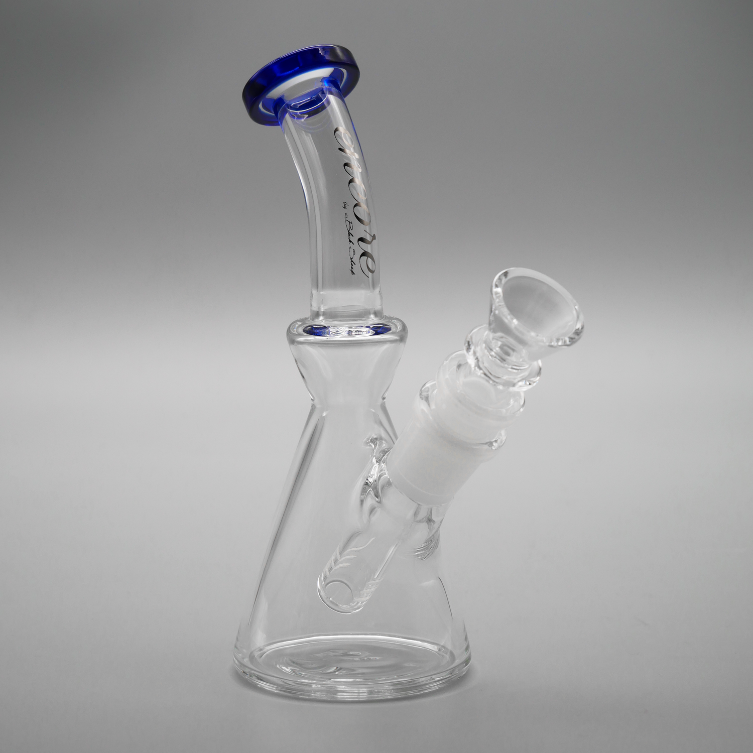 6.5" Encore Collection Pocket Bent Neck Beaker Bong w/ Color Mouthpiece