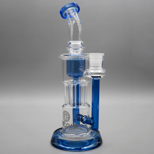 Blue — 10" Pillar Incycler Dab Rig (view 1)