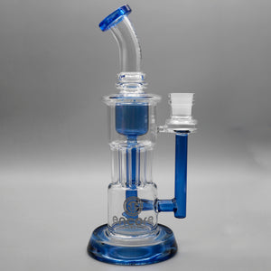 Blue — 10" Pillar Incycler Dab Rig (view 2)