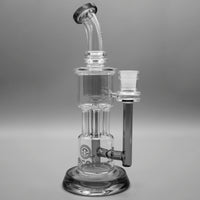 Gray — 10" Pillar Incycler Dab Rig (view 1)