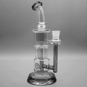 Gray — 10" Pillar Incycler Dab Rig (view 1)