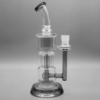 Gray — 10" Pillar Incycler Dab Rig (view 2)