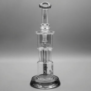 Gray — 10" Pillar Incycler Dab Rig (view 3)