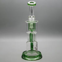 Green — 10" Pillar Incycler Dab Rig (view 3)