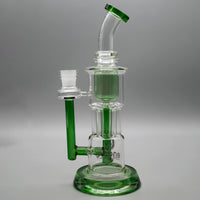 Green — 10" Pillar Incycler Dab Rig (view 4)