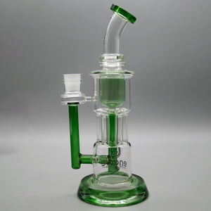 Green — 10" Pillar Incycler Dab Rig (view 4)