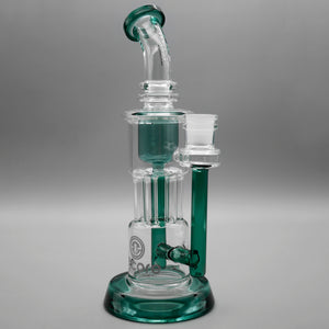 Teal — 10" Pillar Incycler Dab Rig (view 1)