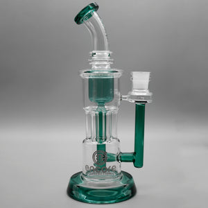 Teal — 10" Pillar Incycler Dab Rig (view 2)