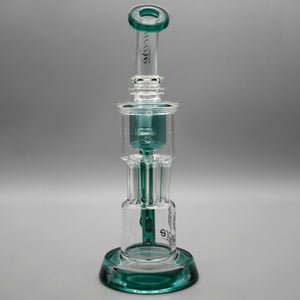 Teal — 10" Pillar Incycler Dab Rig (view 3)