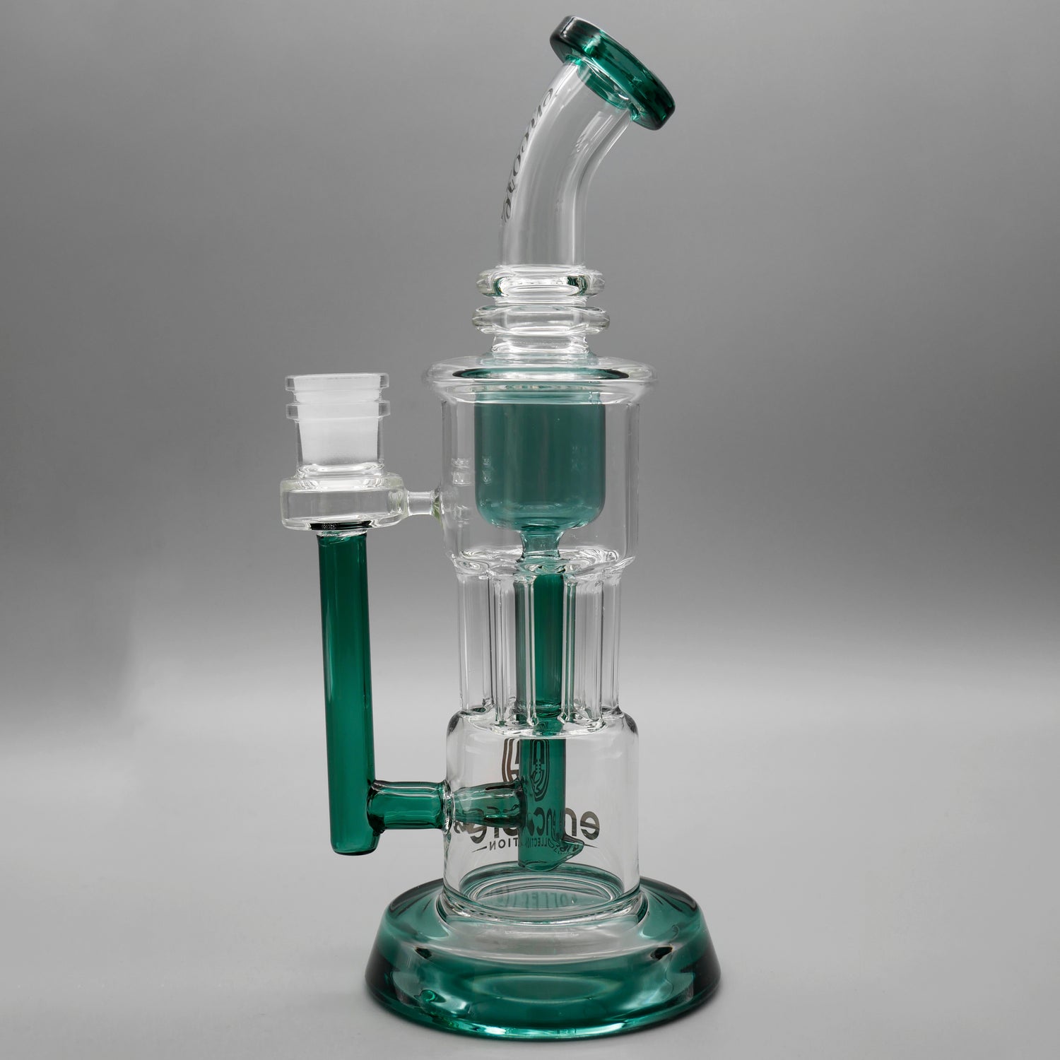 Teal — 10" Pillar Incycler Dab Rig (view 4)