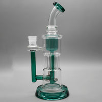 Teal — 10" Pillar Incycler Dab Rig (view 4)