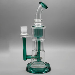 Teal — 10" Pillar Incycler Dab Rig (view 4)