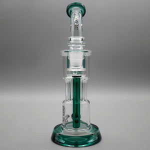 Teal — 10" Pillar Incycler Dab Rig (view 5)
