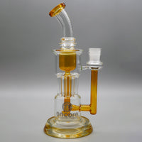 Yellow — 10" Pillar Incycler Dab Rig (view 2)